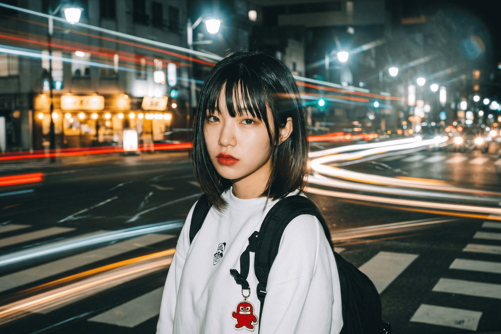 A night-time urban portrait