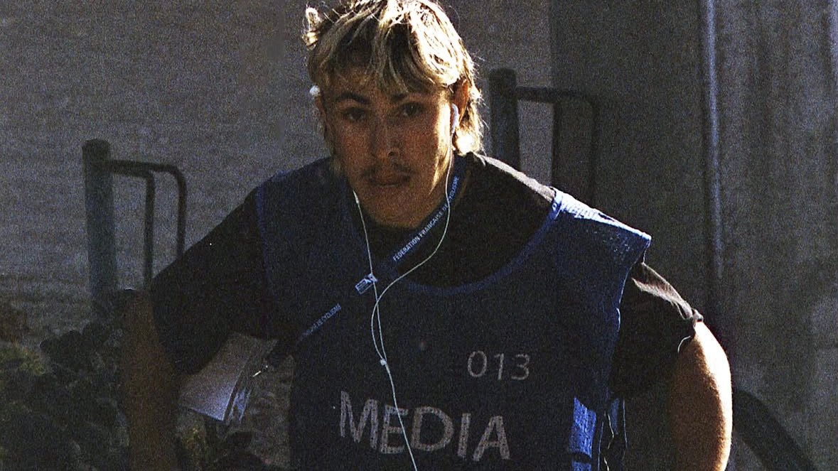 Race Reels BMX rider in a dark media vest
